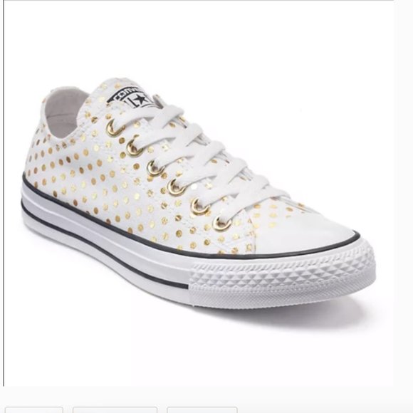 Converse Other - Converse CTAS Polka Dot Low Top Sneakers Shoes